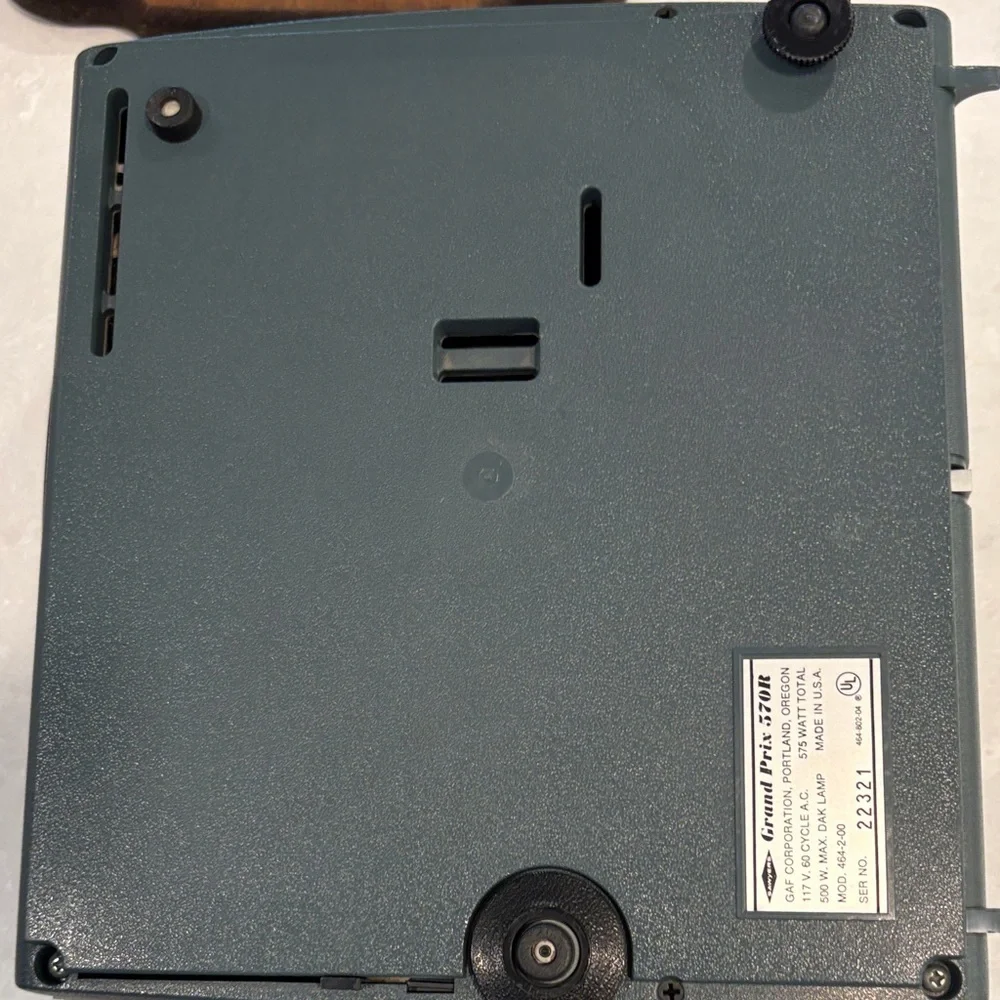 Grand Prix 370 Slide Projector - Green